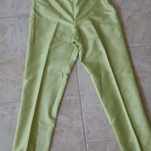 Womens Talbots Petite Green Silk Size 6 pants
